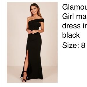 Showpo black formal dress